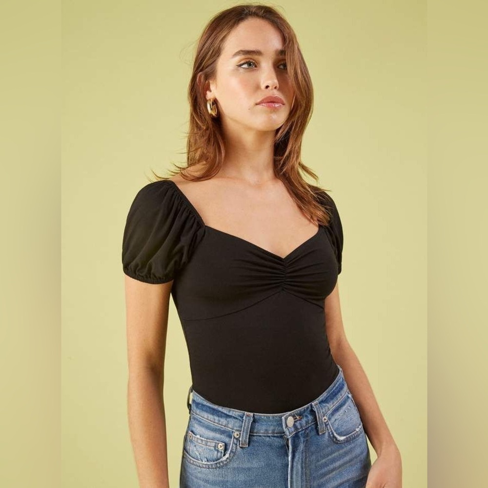 Reformation Gisele Top Black S